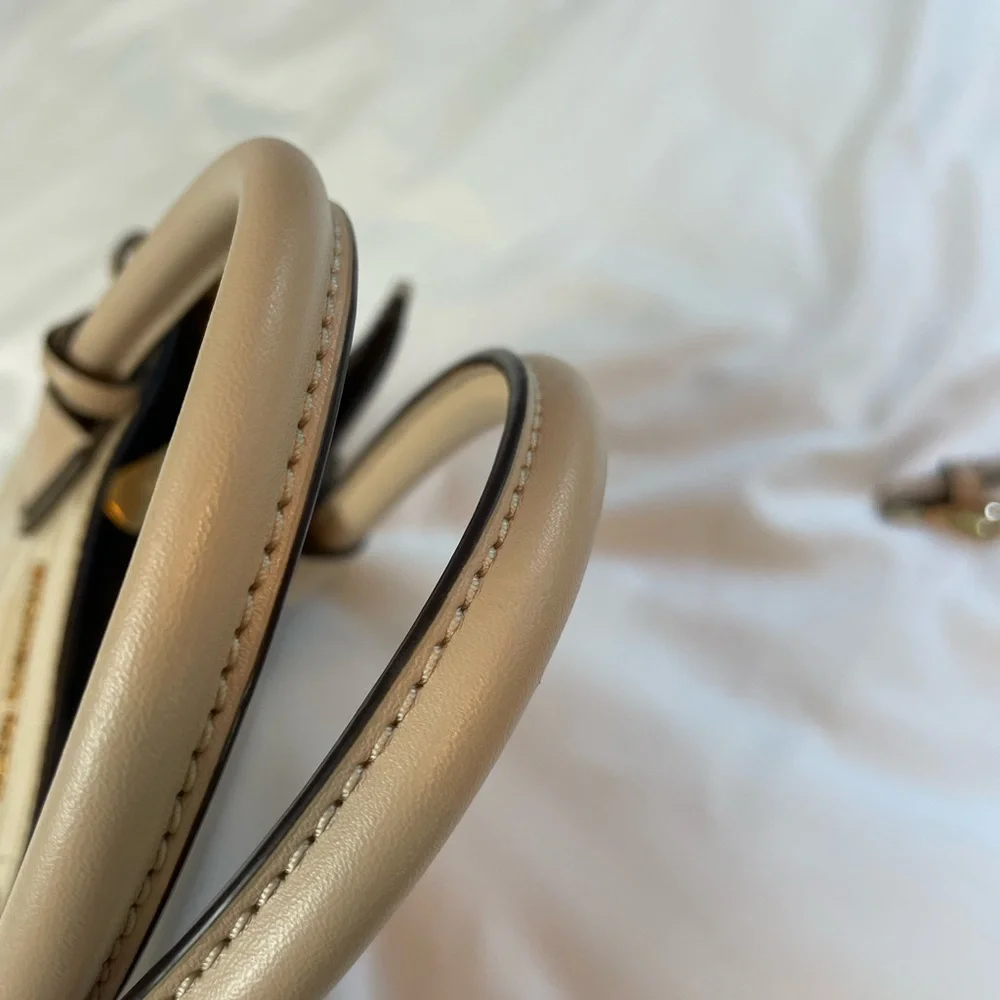 Michael Kors Tan Croc-Embossed Crossbody Bag - Picture 11 of 16